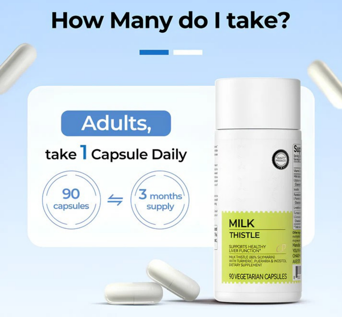 HERLA Milk Thistle Liver Detox & Colon Cleanse